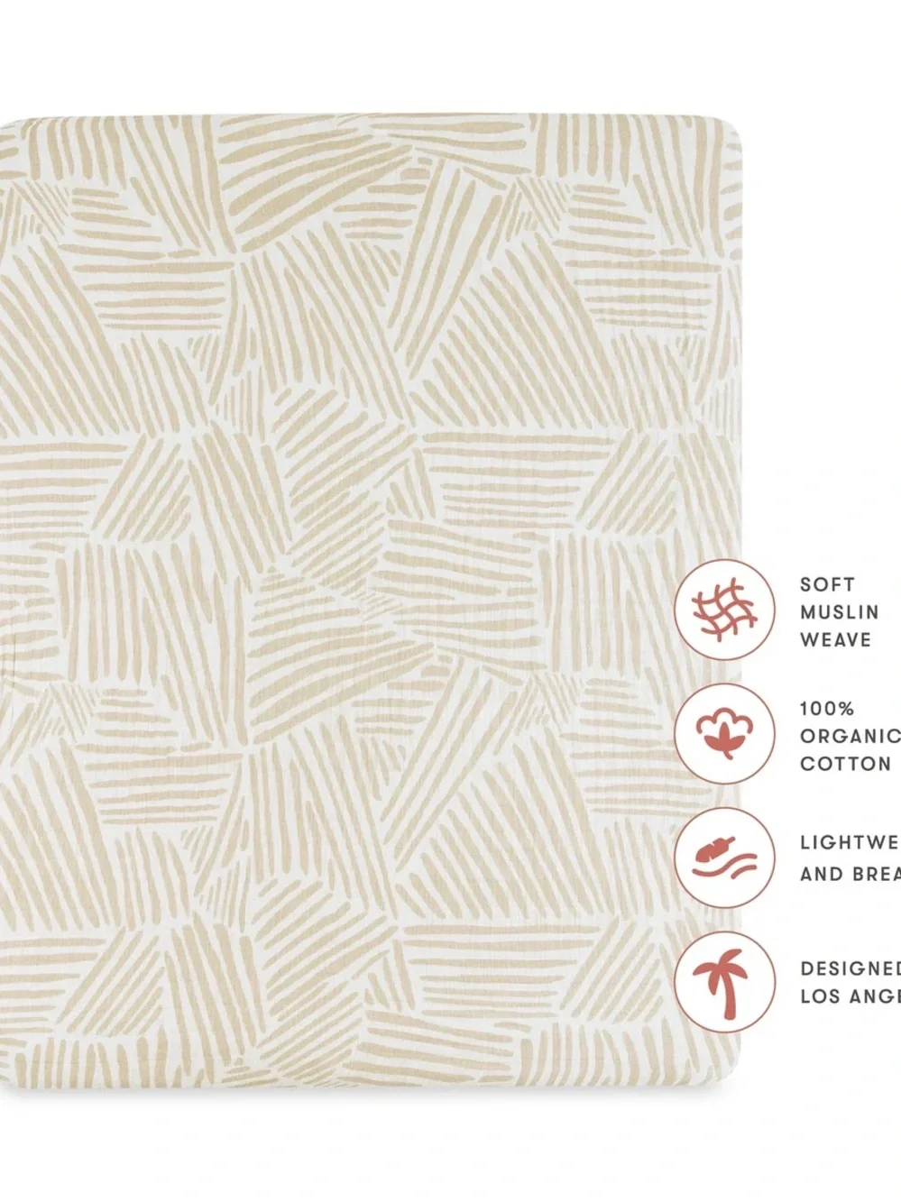 Babyletto Muslin Midi Crib Sheets - 2 Sheets